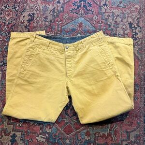 Men's Yellow Chinos